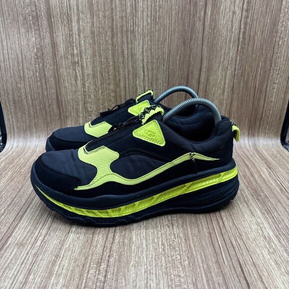 UGG CA805 Women's Sneakers Black Yellow Suede Platform Zip Up Size 9 - Picture 3 of 8